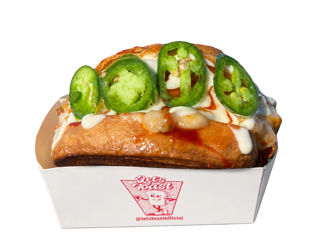 Spicy Chicken BBQ Toastie